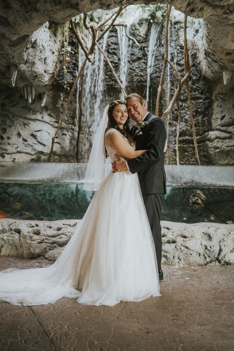 Corpus Christi Wedding Photographer Texas State Aquarium Wedding